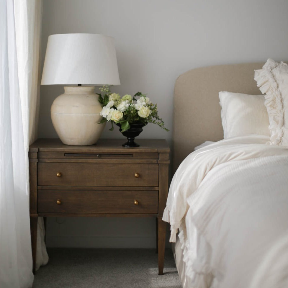 In stock Annabelle Bedframe - Queen - Floor model