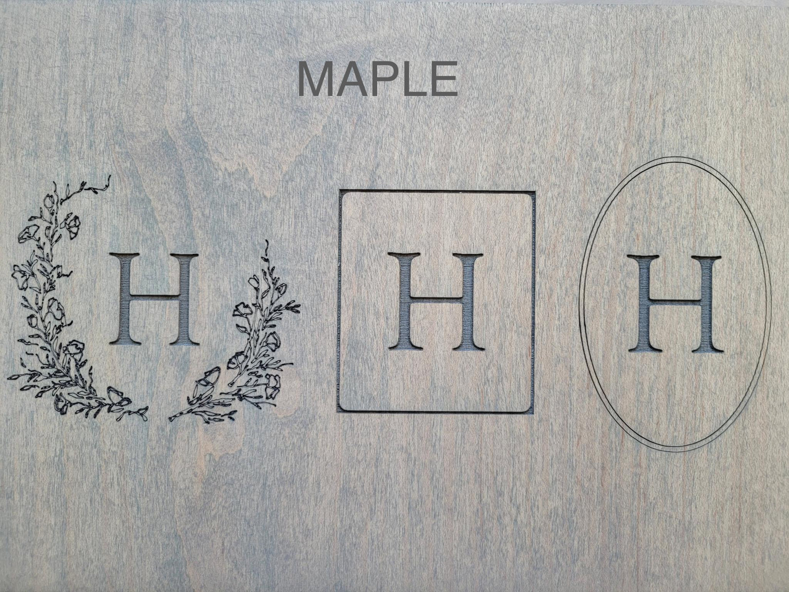 Custom Monogram Engraving