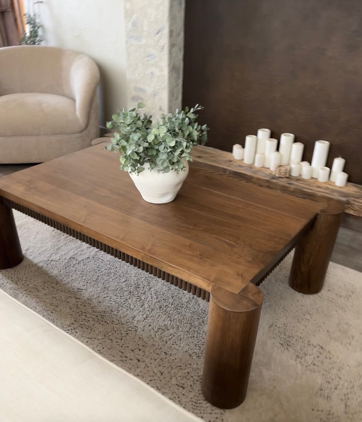 DREW COFFEE TABLE - Floor model
