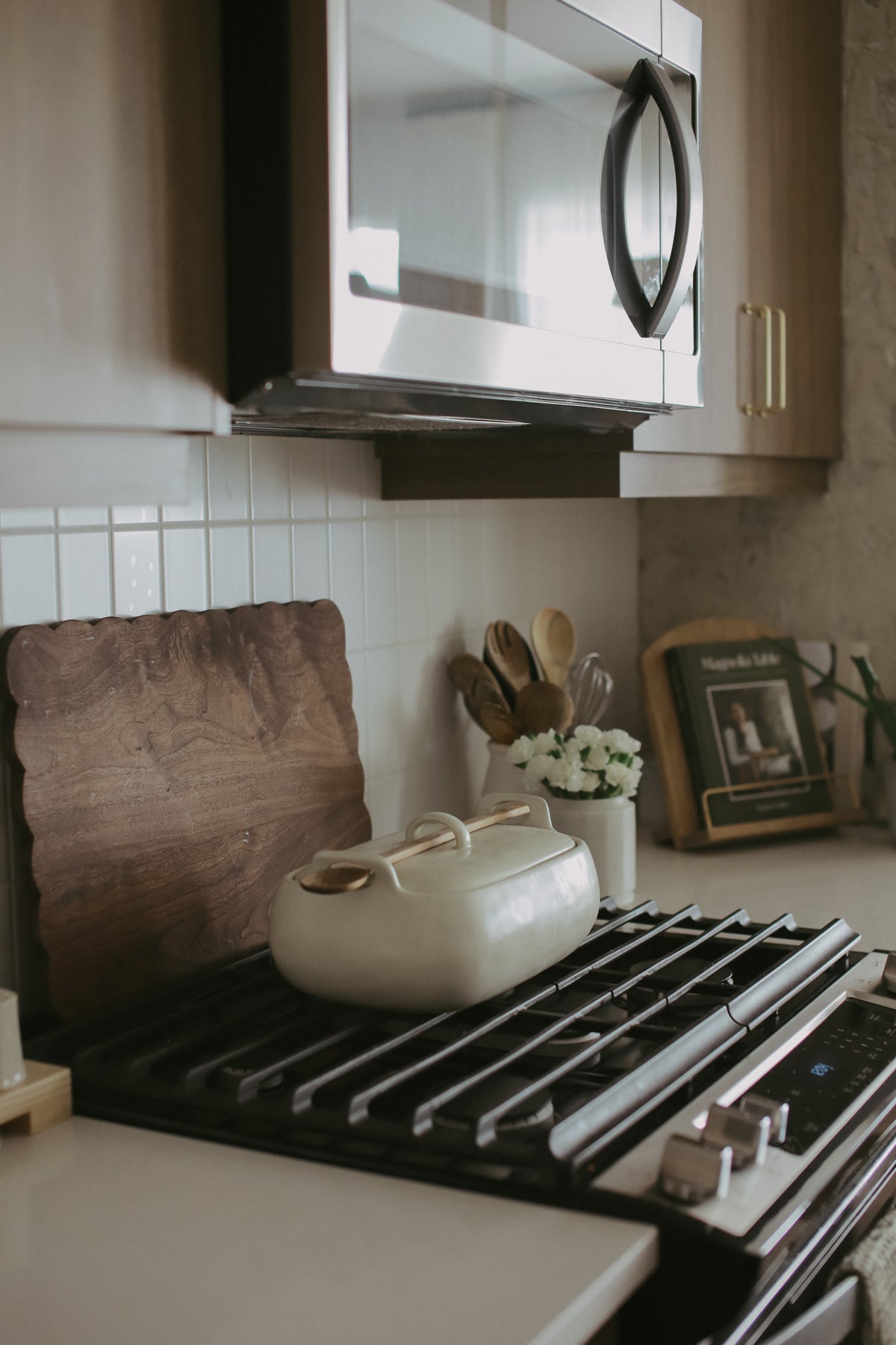 Scalloped Black Walnut Board