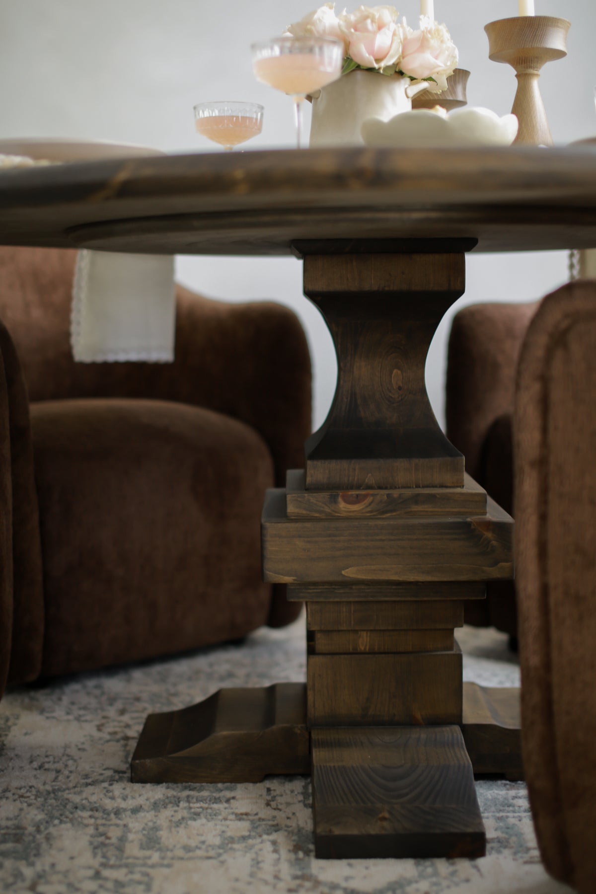 Heritage Modern Round Dining Table