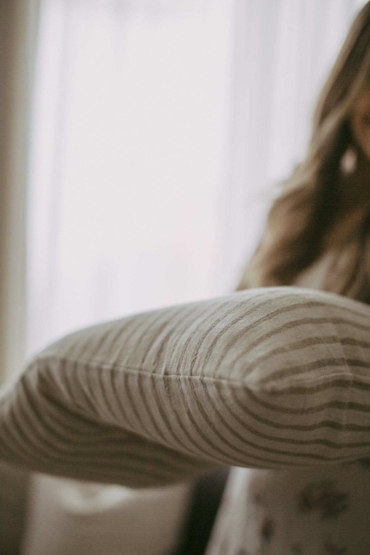 Linen Pinstripe Pillow