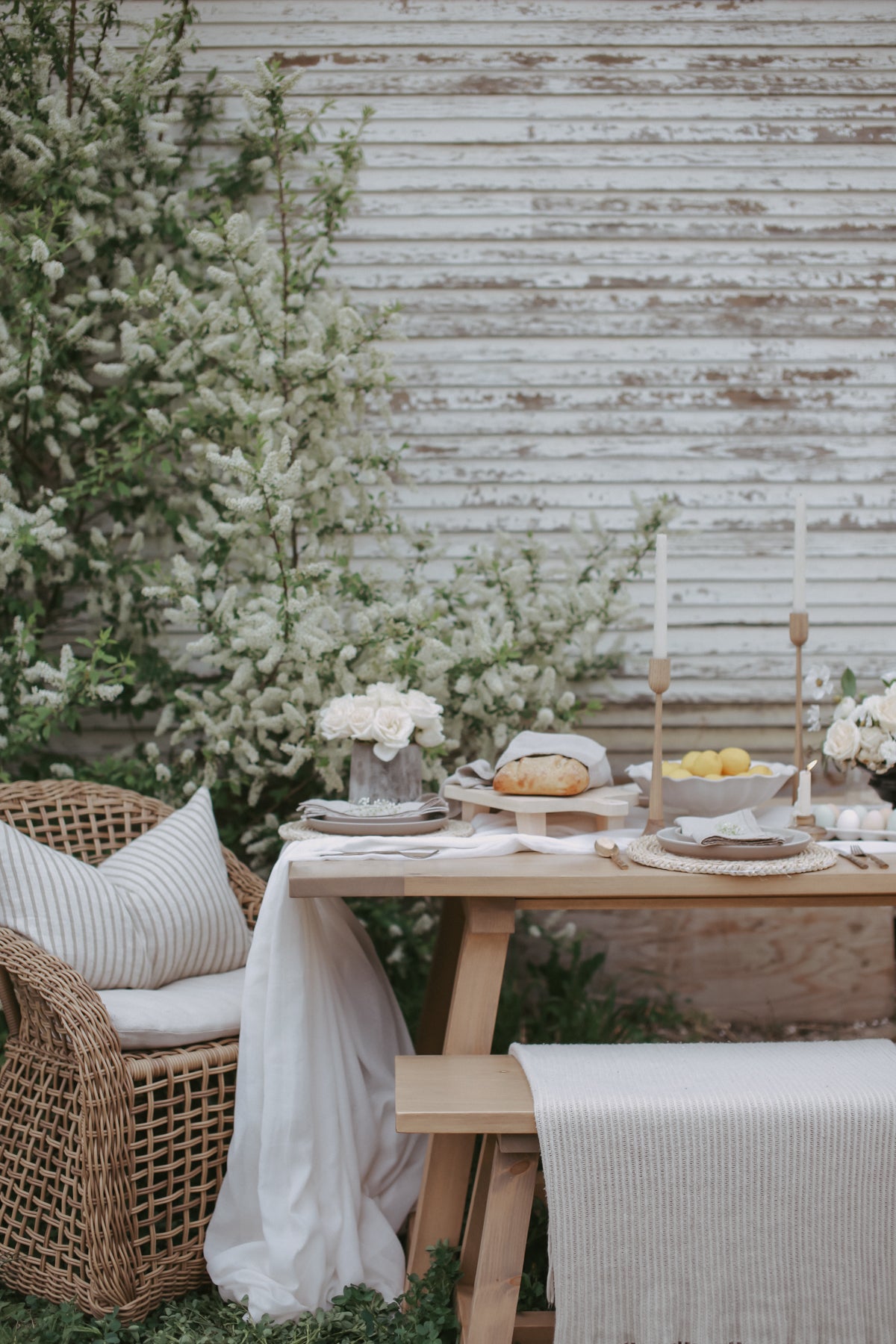 Linen Pinstripe Pillow