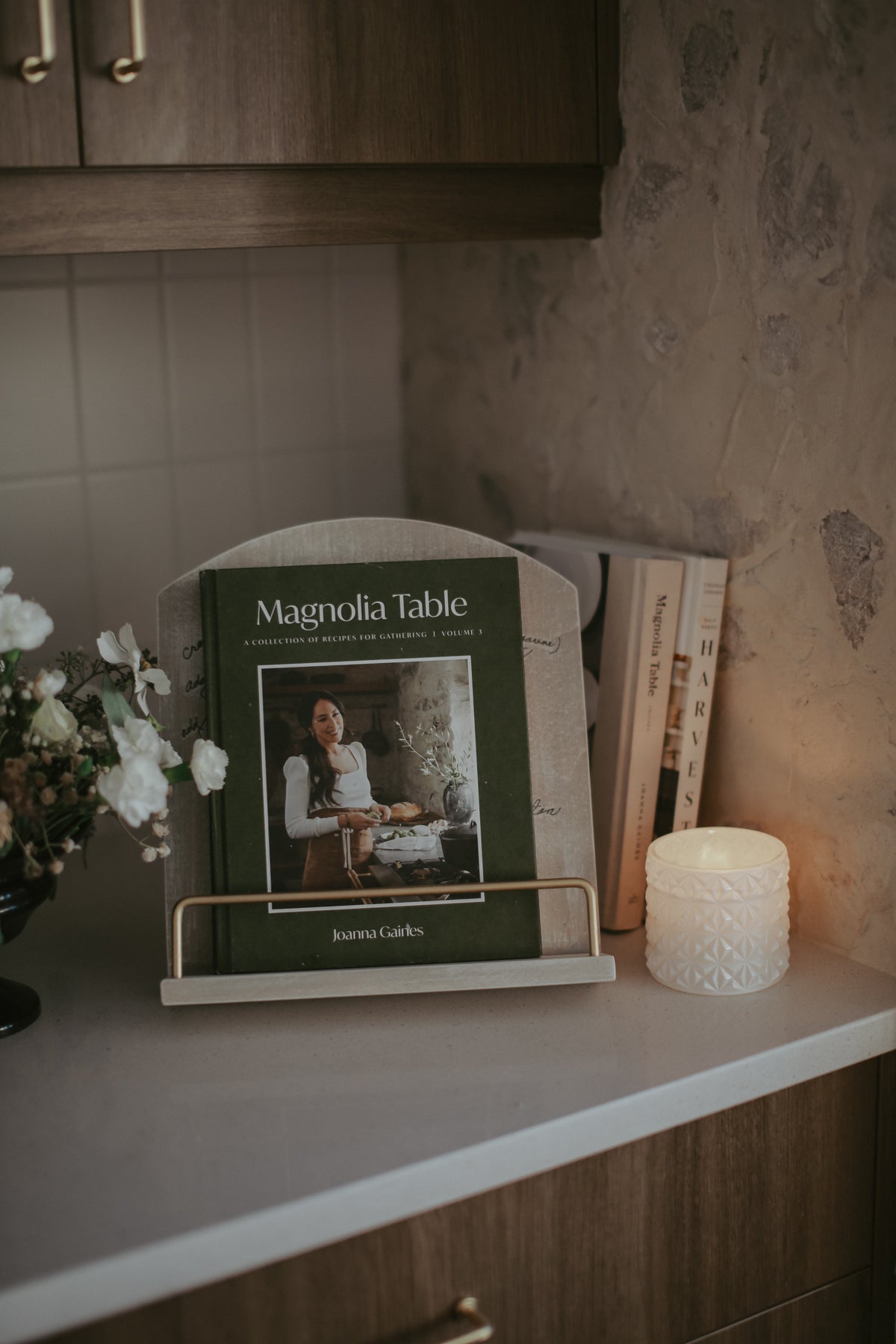 Cookbook Stand with recipe engraving