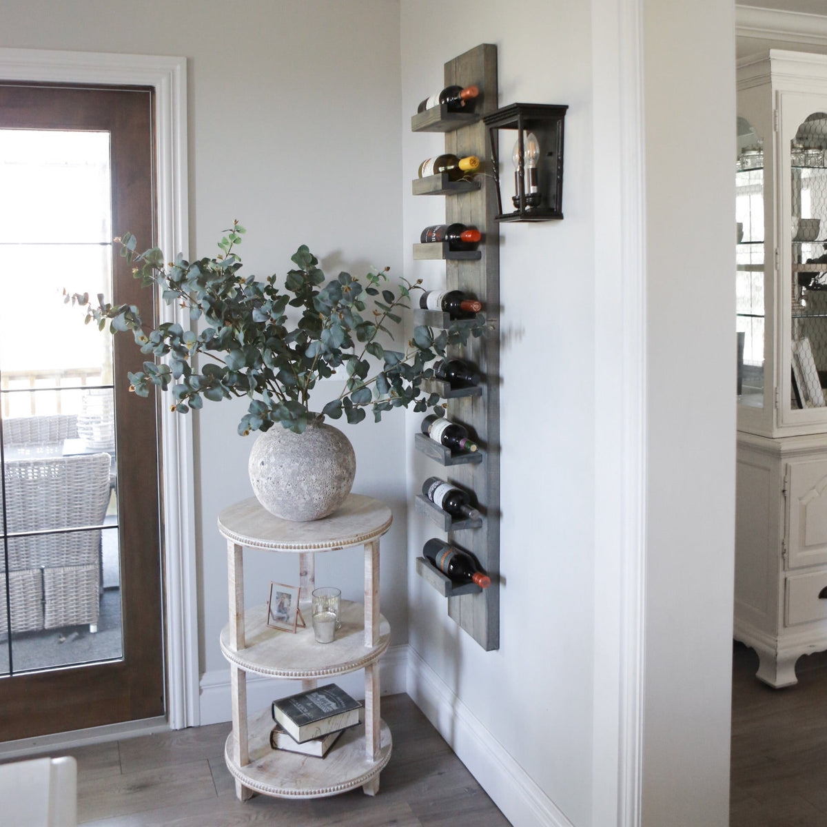 Farmhouse Wine Shelf